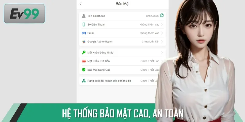 Bảo mật được coi là một trong những yếu tố được chúng tôi chú trọng