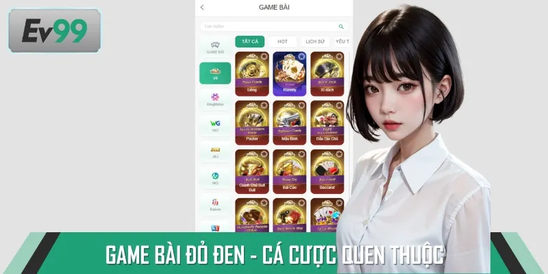 Game bài có lẽ là điểm dừng chân được lựa chọn nhiều nhất