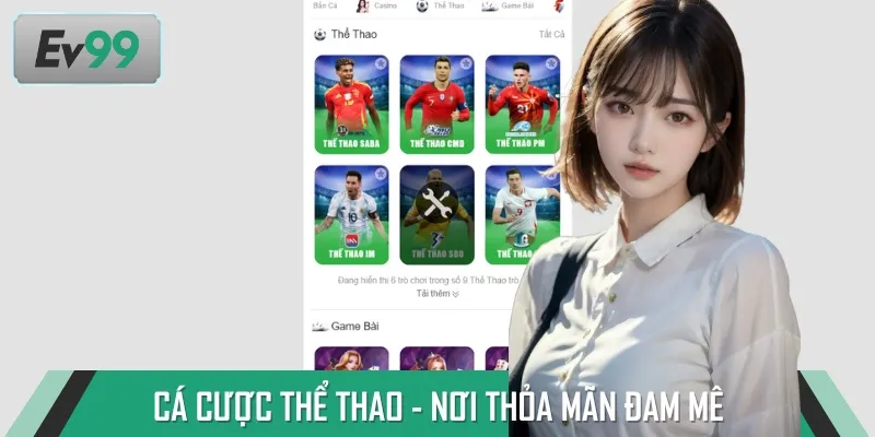 Cá cược thể thao là sảnh game có số lượng truy cập cực lớn