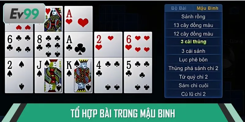 Thắng thua trong ván bài phụ thuộc vào sự sắp xếp của bạn