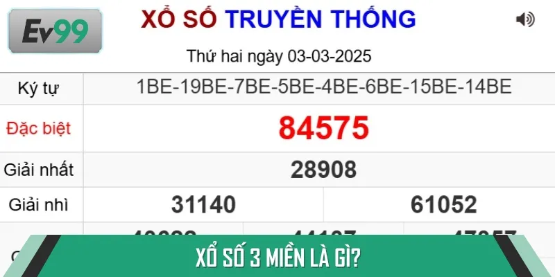 Xổ số 3 miền là hình thức giải trí quen thuộc với hàng triệu người dân Việt